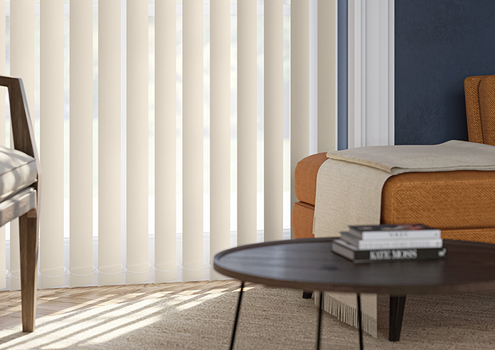 Toulouse (Blackout), Textured Brown - Vertical Blind - Image 5